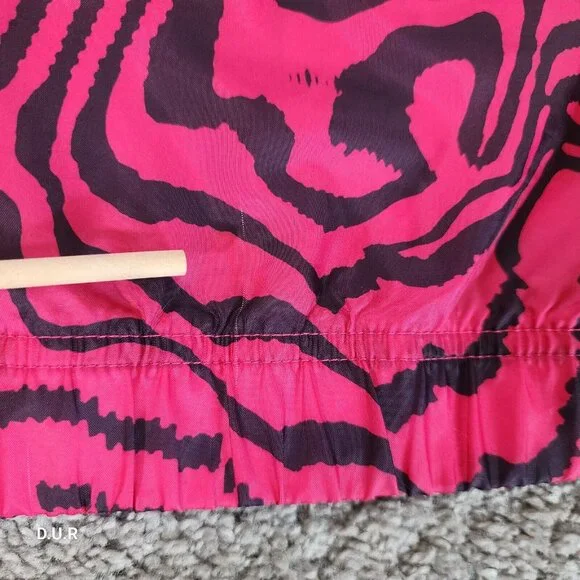 Nike Fireberry Jacket Girls Sz Small Pink Black Tiger Stripe Standard Fit Hooded - Picture 9 of 9
